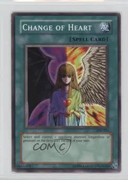 Change of Heart Unlimited YuGiOh Starter Deck Joey #SDJ-030 2003 READ - Image 1