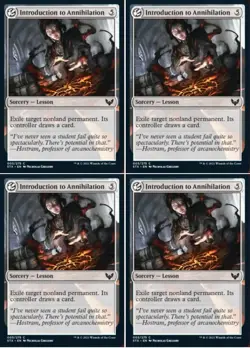 MTG - 4x INTRODUCTION TO ANNIHILATION - Strixhaven (C) - Image 1
