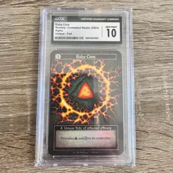 Alpha Foil Ruby Core - Sorcery: Contested Realm Unique - CGC 10 Graded - Image 3