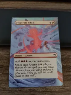 MTG Magic 1x ALTERED Desperate Ritual (Champions of Kamigawa) x1 - Image 1