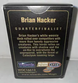 Magic The Gathering: Seattle World Championships 1998: BRIAN HACKER DECK MTG - Image 3