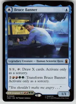 Bruce Banner Mythic Marvel Super Heroes 49 MTG Near Mint 2026 - Image 1