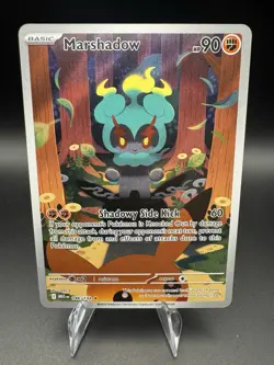 Pokemon Marshadow 146/132 Holo Illustration Rare ME01 Mega Evolution Pikachu NM - Image 1