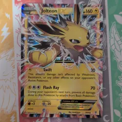 The Pokemon Company Jolteon EX 28/83 Generations Holo Ultra Rare EN Basic 160HP - Image 1