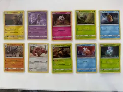 Pokemon TCG Detective Pikachu Holo Card Set 10 Cards - Image 1