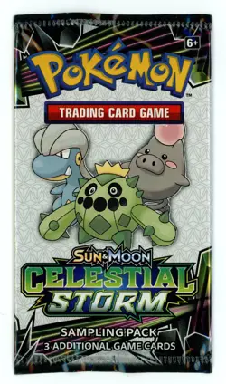 Pokemon Card - Celestial Storm - Sampling Pack - 3 Cards - Factory Sealed - Image 1