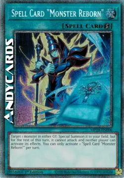 SPELL CARD MONSTER REBORN • Rara Starlight • MP25 EN006 • 1Ed • Yugioh ANDYCARDS - Image 1