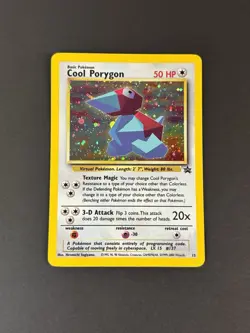 Wizards Pokemon TCG Cool Porygon 15/53 Wotc Promo Holo HP50 English Sugiyama - Image 2