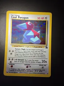 Wizards Pokemon TCG Cool Porygon 15/53 Wotc Promo Holo HP50 English Sugiyama - Image 4
