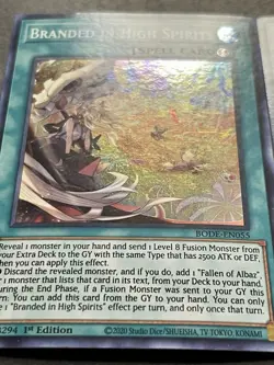 3x Branded In High Spirits | BODE-EN055 | Super Rare | NM | 1st Ed | YuGiOh! - Image 2