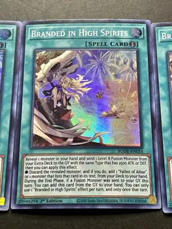 3x Branded In High Spirits | BODE-EN055 | Super Rare | NM | 1st Ed | YuGiOh! - Image 5