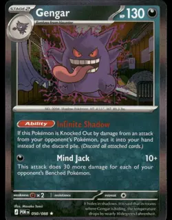 Gengar 050/088 Rare Perfect Order Pokemon Holo Near Mint - Image 1