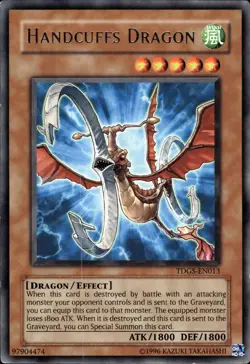 Handcuffs Dragon - Rare TDGS-EN013 - MP - YuGiOh - Image 1