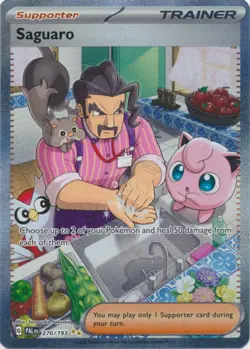 NM-Mint Saguaro - 270/193 - Special Illustration Rare Pokemon Paldea Evolved - Image 1