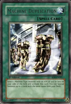 Machine Duplication - Rare 1st Edition RDS-EN041 - MP - YuGiOh - Image 1