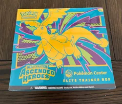 Pokemon Ascended Heroes Pokemon Center Elite Trainer Box, Sealed, One Tear - Image 1
