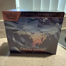 Pokemon Chaos Rising Elite Trainer Box Factory Sealed ETB *SMALL Corner Rip!* - Image 1