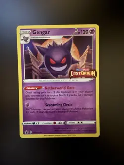 Pokemon Lost Origin Gengar Black Star Promo SWSH241 - Image 1