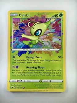 Celebi 009/185 Vivid Voltage Pokemon Amazing Rare Gem Mint 💎 - Image 5