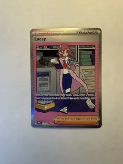 Pokemon Lacey 175/131 SIR Prismatic Evolutions NM Special Illustration Rare - Image 1