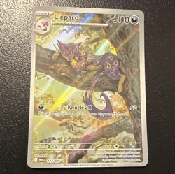 The Pokemon Company Liepard 137/086 SV White Flare Illus Rare Holo ENG 110HP - Image 1