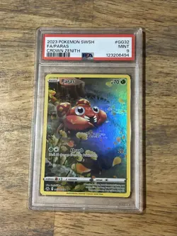 GRADED PSA 9 2023 Pokemon SWSH FA/Paras Crown Zenith #GG32 - Image 1