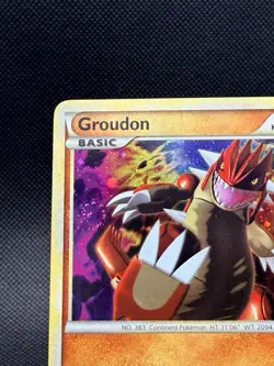 🌀 Groudon Holo – 6/95 – NM – Call of Legends – Left Swirl – Legendary Pokemon - Image 2