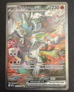 Pokemon Reshiram ex 166/086 Special Illustration Rare Holo Sv: White Flare Eng - Image 1