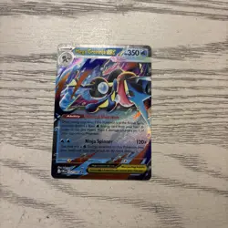 Mega Greninja ex 22/86 Double Rare Pokemon Chaos Rising ME04 NM - Image 1