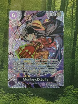 Bandai Monkey.D.Luffy Super Rare Foil Promo ST26-005 OP-15 SP - Image 1