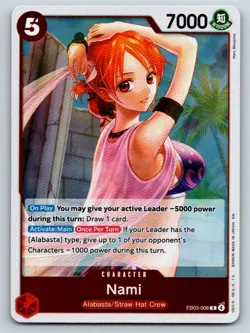 Nami (006) EB03-006 Extra Booster: One Piece Heroines Edition One Piece Foil NM - Image 1