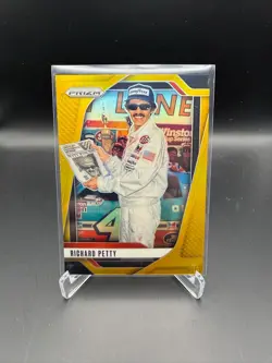 2025 Panini Prizm Racing NASCAR Richard Petty Gold Prizm /10 SP #78 - Image 1