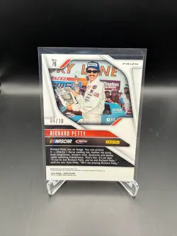 2025 Panini Prizm Racing NASCAR Richard Petty Gold Prizm /10 SP #78 - Image 2