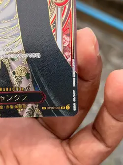 SHANKS OP09-004 SP PARALLEL GOLD VER. JAPANESE ONE PIECE CARD (OP13) NM - Image 4