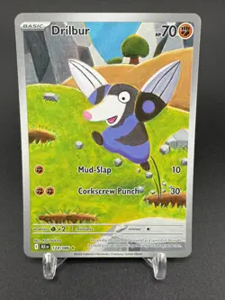 Drilbur 124/086 Illustration Rare Black Bolt BLK - Pokemon Card English NM - Image 1