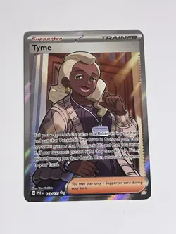 Tyme Full Art SV Prismatic Evolutions Holo Ultra Rare Card 143/131 NM Condition - Image 2