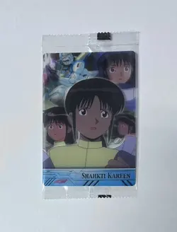 [SC] ya130 Mobile Suit Gundam Morinaga Wafers Card V Shakti Karin - Image 1