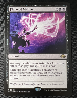 MTG Flare of Malice R 0095 Regular Rare MH3 Modern Horizons 3 NM - Image 1