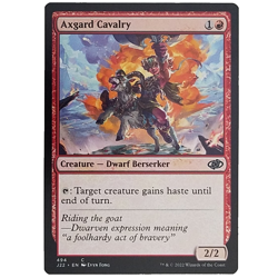 x1 Axgard Cavalry J22 MTG M/NM Common Red Creature Dwarf Berserker TCG CCG - Image 1