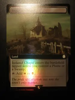 mtg magic Isolated Chapel FOIL extended borderless fallout ENGLISH chapelle - Image 1