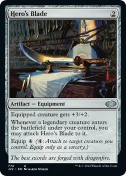Hero's Blade - Near Mint MTG Jumpstart 2022 - Image 1