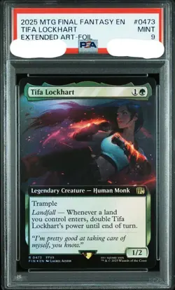 [PSA9] mc35 Mtg Tifa Lockhart Extension Foil Psa9 - Image 1