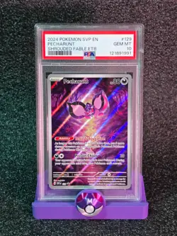 2024 POKEMON SVP EN-SV BLACK STAR PROMO #129 PECHARUNT PSA 10 - Image 1