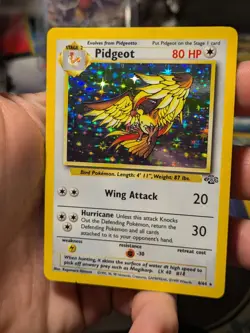 Pokemon Pidgeot 08/64 Jungle Holo Near Mint NM WOTC 1999 - Image 1