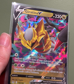 Giratina V 130/196 Lightly Played Pokemon Lost Origin - Origin Forme - Snake - Image 1
