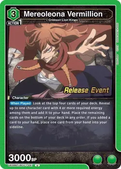 Mereoleona Vermillion Release - UEPR/BCV-1-041 NM - Union Arena - Image 1