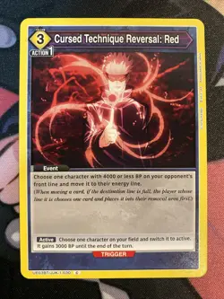 Union Arena TCG Jujutsu Kaisen Cursed Technique Reversal: Red 030 - Image 1