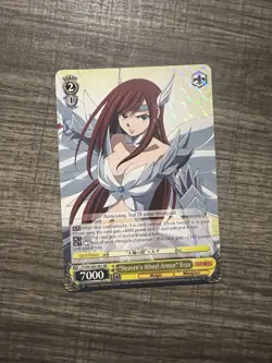 Weiss Schwarz "Heaven's Wheel Armor" Erza Fairy Tail FT/EN-S02-001 RR - Image 1