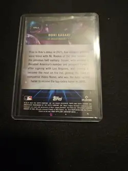 ROKI SASAKI 2025 TOPPS COSMIC ROOKIE PLANETARY PURSUIT SUN SP RC Q3855 - Image 2
