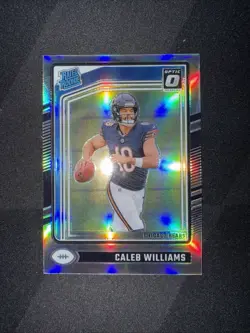 Caleb Williams 2024 Panini Optic Holo Prizm Rated Rookie #201 🔥🔥🔥 Damaged - Image 1